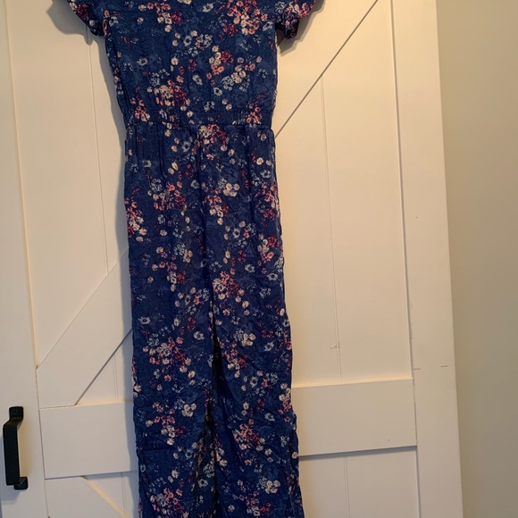 Girls size large floral jumpsuit - Picture 6 of 7